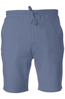 SMF Slate Blue Dyed Fleece Shorts