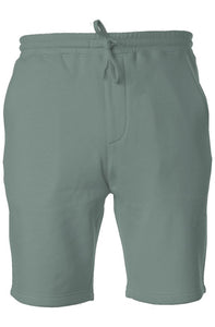 SMF Apline Green Dyed Fleece Shorts