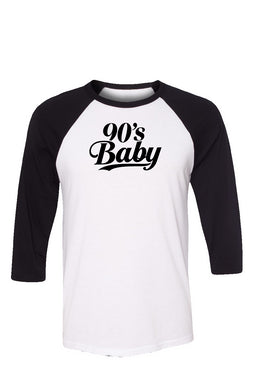 Classick 90's Baby Blk Baseball Tee