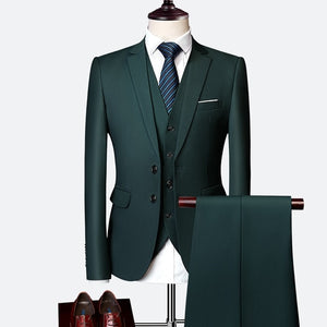 SMF 3pc Slim Fit Formal Suit