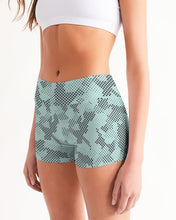 Load image into Gallery viewer, Althea Athletic DIAMOND CAMO Women&#39;s Mid-Rise Yoga Shorts