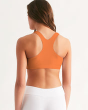 Load image into Gallery viewer, Hot Orange Women's Seamless Sports Bra