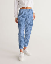 Load image into Gallery viewer, Blue Toile Floral Women&#39;s Track Pants