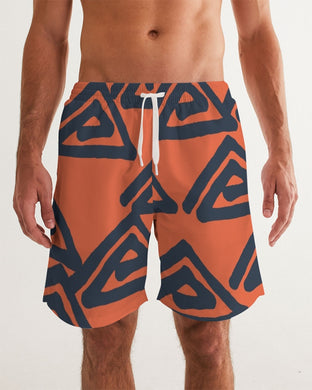 Triangle Labyrinth Masculine Swim Trunk