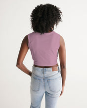 Load image into Gallery viewer, SMF Mauve Feminine Twist-Front Tank