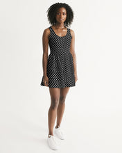 Load image into Gallery viewer, SMF Polka Dots Feminine Scoop Neck Skater Dress