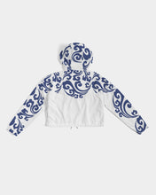 Load image into Gallery viewer, Lucky Clouds Women's Cropped Windbreaker