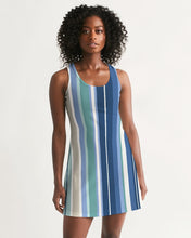 Load image into Gallery viewer, SMF Beach Stripe Feminine Racerback Dress