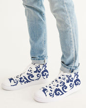 Load image into Gallery viewer, SMF Lucky Clouds Masculine Hightop Canvas Shoe