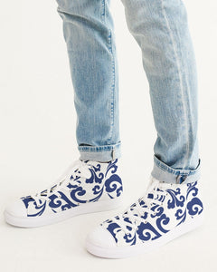 SMF Lucky Clouds Masculine Hightop Canvas Shoe