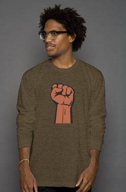 SMF Power Brown sleeve tee