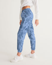 Load image into Gallery viewer, Blue Toile Floral Women&#39;s Track Pants