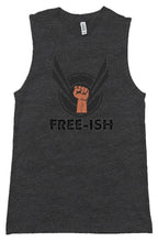 Load image into Gallery viewer, SMF Dark Gray FREE-ISH unisex muscle tank