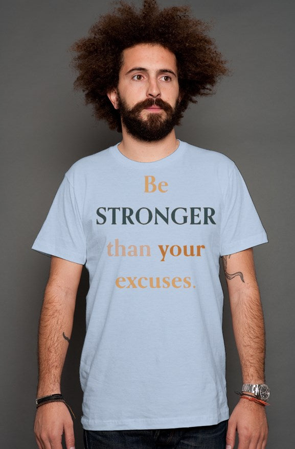 SMF BE STRONGER Blue Heather T-shirt