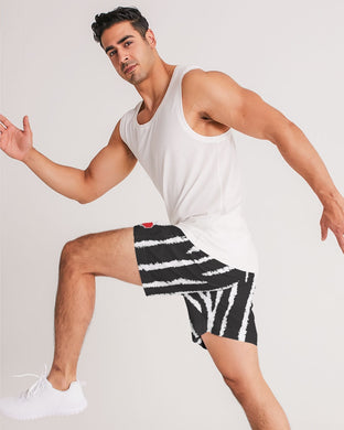 Zebra Masculine Jogger Shorts