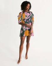 Load image into Gallery viewer, SMF Harvest Feminine Open Shoulder A-Line Dress