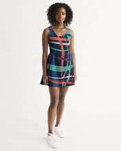 Load image into Gallery viewer, SMF Weave Feminine Scoop Neck Skater Dress