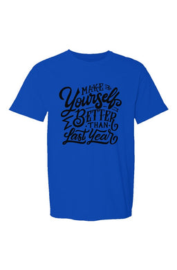 SMF Make Yourself Better Royal Blue Crew T-Shirt