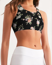 Load image into Gallery viewer, Floral Pattern Women&#39;s Seamless Sports Bra