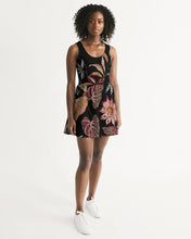 Load image into Gallery viewer, SMF Blossom Feminine Scoop Neck Skater Dress