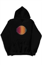 Load image into Gallery viewer, SMF 3D Retro Black Sunset Hoodie