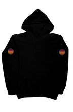 Load image into Gallery viewer, SMF 3D Retro Black Sunset Hoodie