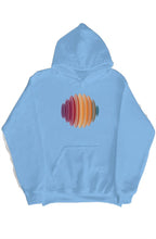 Load image into Gallery viewer, SMF 3D Retro Carolina Blue Sunset Hoodie