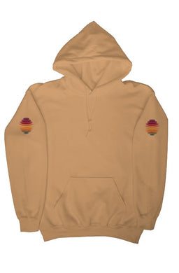 SMF 3D Retro Old Gold Sunset Hoodie