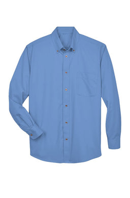 Light Blue Long-Sleeve Twill Shirt