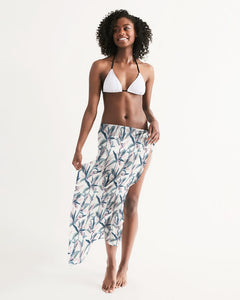 Painted Leaves Swim Cover Up