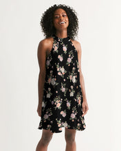 Load image into Gallery viewer, SMF Floating Bouquet Feminine Halter Dress