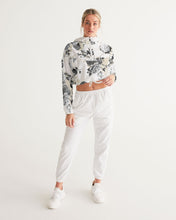 Load image into Gallery viewer, Bouquet Women&#39;s Cropped Windbreaker
