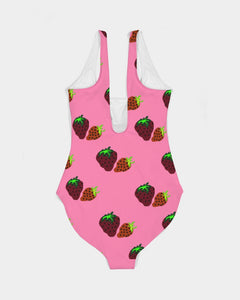 Strawberry Season Feminine One-Piece Swimsuit