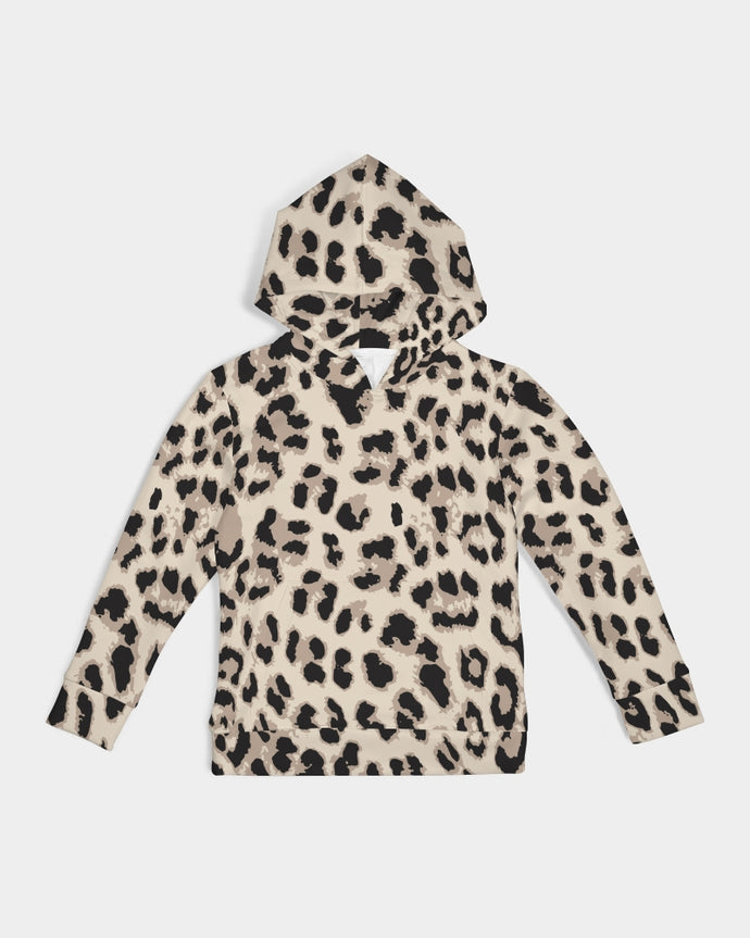 Big Leopard Print Kids Hoodie