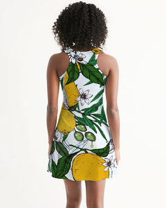 SMF Lemon Olives Feminine Racerback Dress
