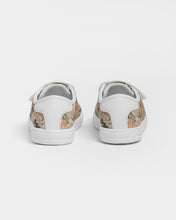 Load image into Gallery viewer, Hibiscus Floral Kids Velcro Sneaker