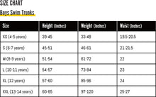 Load image into Gallery viewer, SMF Althea Athletic TRIANGLE CHEVRON Masculine Youth Swim Trunk