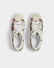Load image into Gallery viewer, SMF Snake On Flowers Feminine Faux-Leather Sneakers