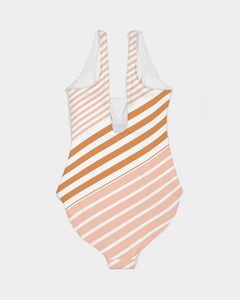 SMF Orange Flavor Feminine One-Piece Swimsuit