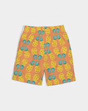 Load image into Gallery viewer, Two Pineapple Masculine Youth Swim Trunk