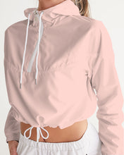 Load image into Gallery viewer, Blush Pastel Women&#39;s Cropped Windbreaker