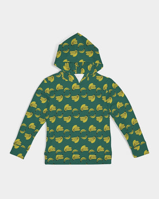 Green Jungle Banana Kids Hoodie