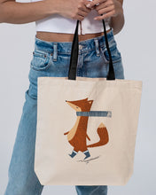 Load image into Gallery viewer, Fox Canvas Tote