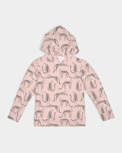 Load image into Gallery viewer, Pink Cheetah  Silhouette Kids Hoodie