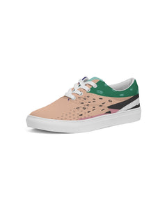 SMF Abstract Feminine Lace Up Canvas Shoe