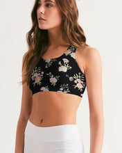 Load image into Gallery viewer, Floral Pattern Women's Seamless Sports Bra