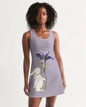 Load image into Gallery viewer, SMF Bunny and Flowers Feminine Racerback Dress