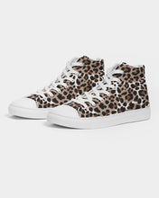 Load image into Gallery viewer, SMF Leopard Print Masculine Hightop Canvas Shoe