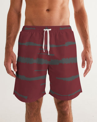 Love Red Masculine Swim Trunk