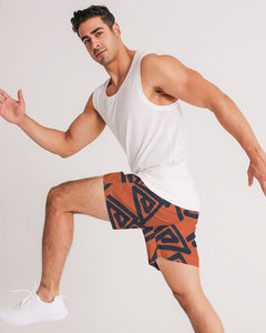 Triangle Labyrinth Masculine Jogger Shorts